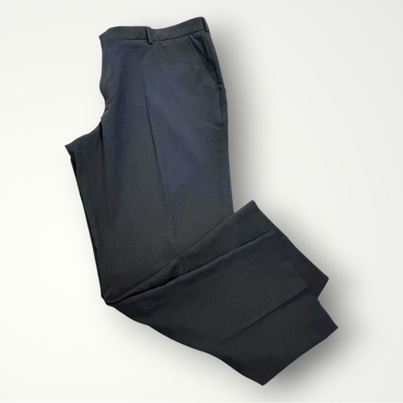 George Black Dress Pleat Front Pants - Picture 1 of 16